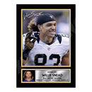 Willie Snead 1 Limited Edition Football Signed Print - American Footballer
