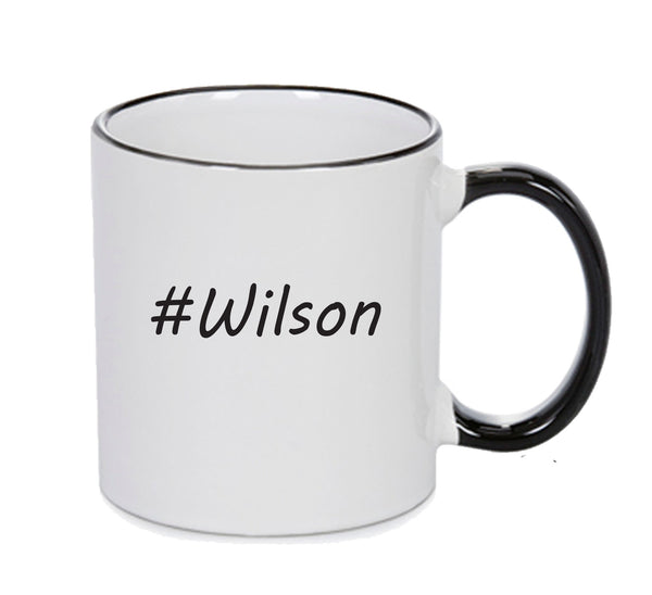 Personalised Your CUSTOM Name Wilson Printed Mug – printed mug product image 1