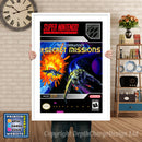 Wing Commander The Secret Missions Super Nintendo GAME INSPIRED THEME Retro Gaming Poster A4 A3 A2 Or A1