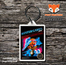 Win Lose Or Draw Retro NES Game Cover Art Gaming Keyring