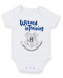 Wizard In Training Personalised Baby Boy Girl Unisex Short Sleeve Bodysuit