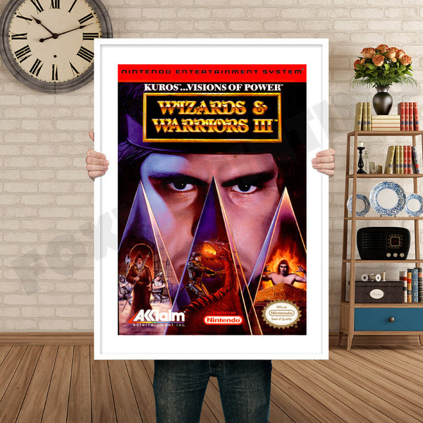 Wizards and Warriors Retro Game Inspired Theme Nintendo NES Gaming