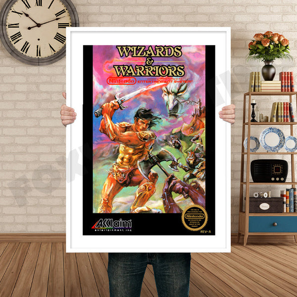 Wizards and Warriors Retro Game Inspired Theme Nintendo NES Gaming