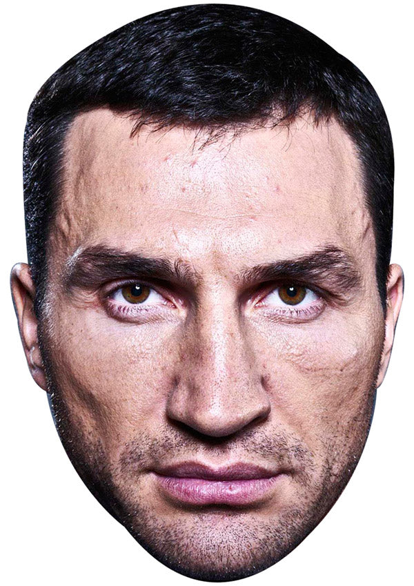 WLADIMIR KLITSCHKO JB - Cycling Fancy Dress Cardboard Celebrity Party Face Mask