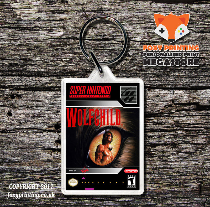 Wolfchild Game Inspired Retro Gaming Keyring