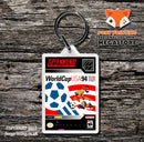 World Cup USA 94 Game Inspired Retro Gaming Keyring