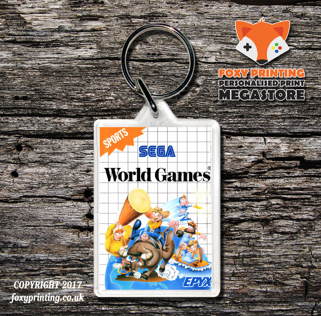 World Games - Sega Master System Keyring