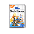World Games Sega Master System Game Inspired Fridge Magnet