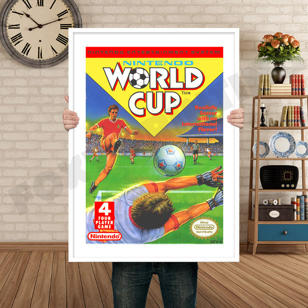 World Cup Retro Game Inspired Theme Nintendo NES Gaming