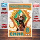 Personalised World Of Warcraft The Burning Crusade Inspired Style Game Kids Inspired Birthday Card (SA)