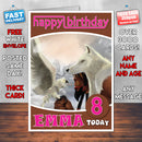 Personalised World Of Warcraft Warlords Of Draenor Inspired Style Game Kids Inspired Birthday Card (SA)