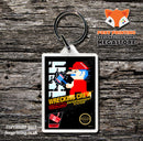 Wrath Of The Black Manta Retro NES Game Cover Art Gaming Keyring
