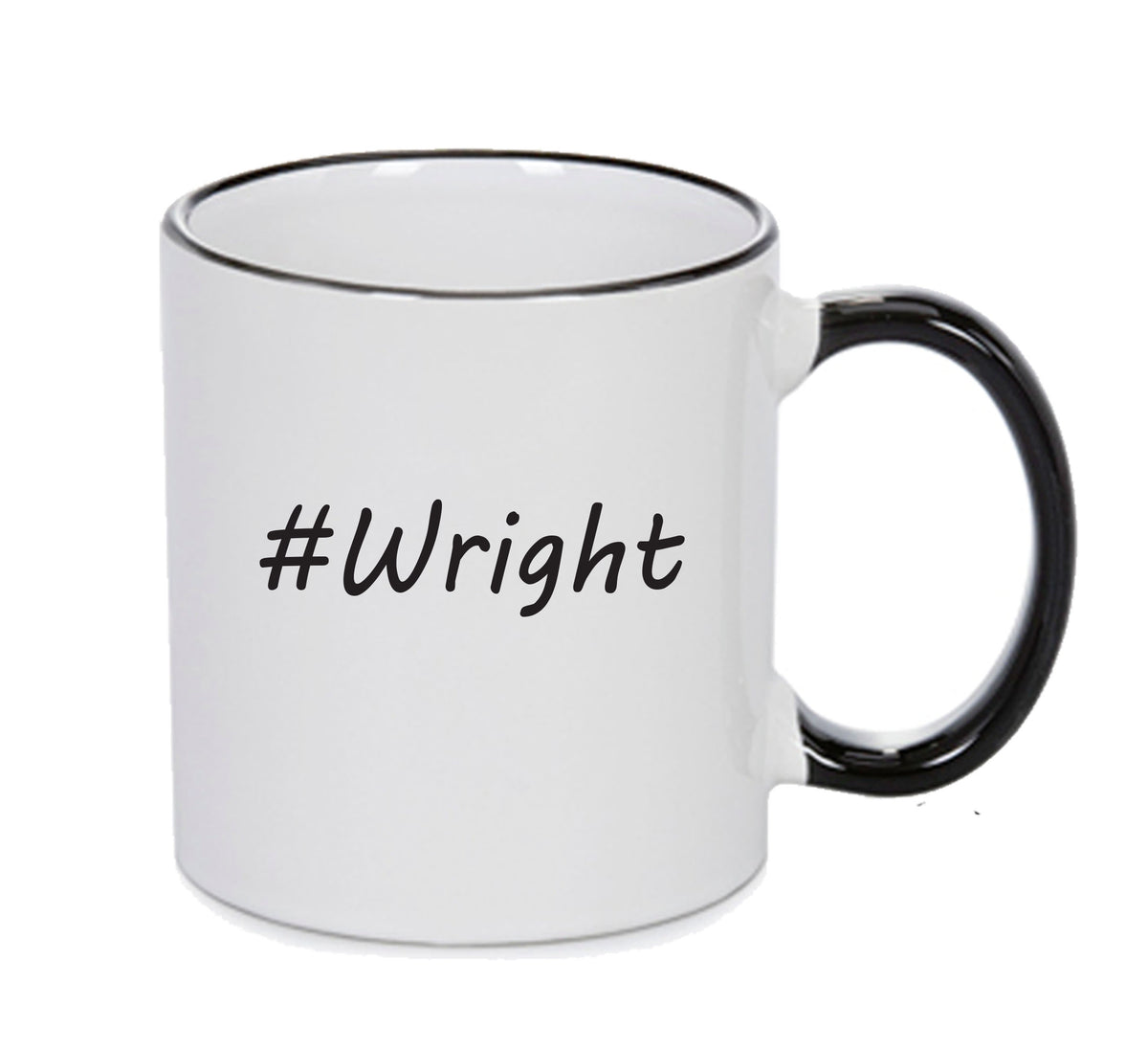 Personalised Your CUSTOM Name Wright Printed Mug – printed mug product image 1