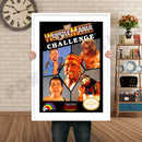 Wwf Wrestle Mania Challenge Retro GAME INSPIRED THEME Nintendo NES Gaming A4 A3 A2 Or A1 Poster Art 648