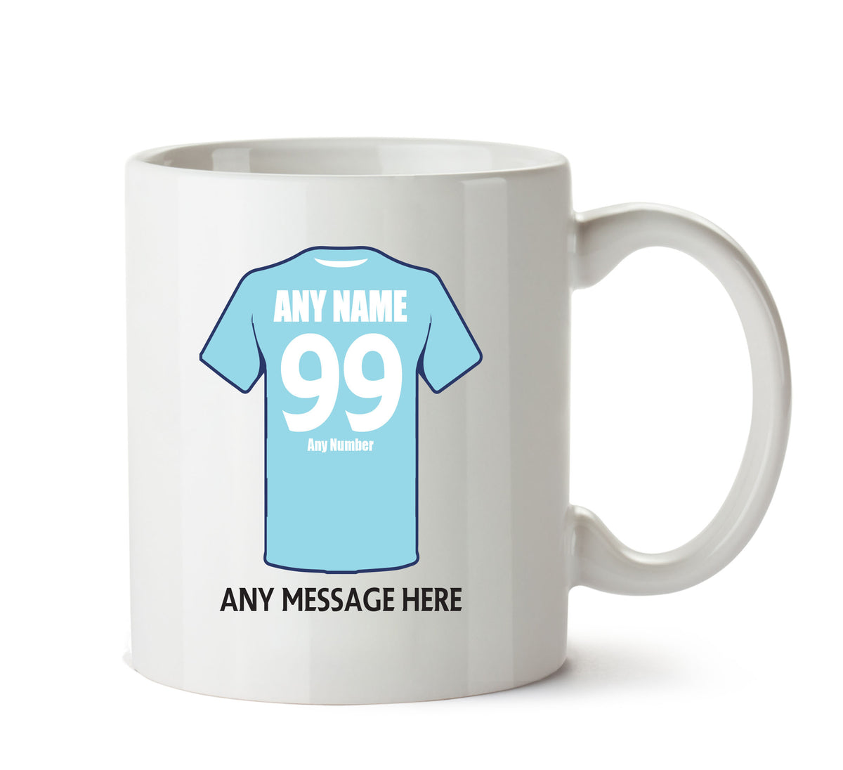 Wycombe Wanderers INSPIRED Football Team Mug Personalised Mug – printed mug product image 1
