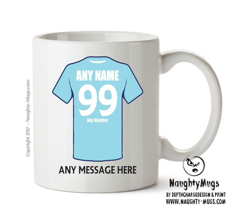 Wycombe Wanderers INSPIRED Football Team Mug Personalised Mug