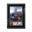 XAVI Limited Edition Football Player Signed Print - Football