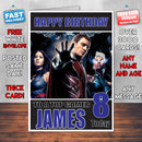 XMEN APOCALYPSE 2 BM THEME INSPIRED Style PERSONALISED Kids Adult FUNNY Birthday Card
