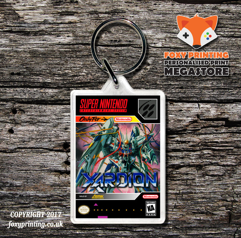 Xardion Game Inspired Retro Gaming Keyring