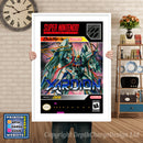 Xardion Super Nintendo GAME INSPIRED THEME Retro Gaming Poster A4 A3 A2 Or A1