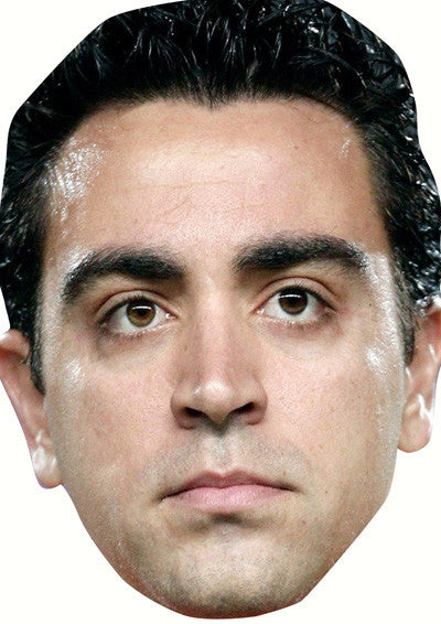 Xavi Celebrity Face Mask Fancy Dress Cardboard Costume Mask