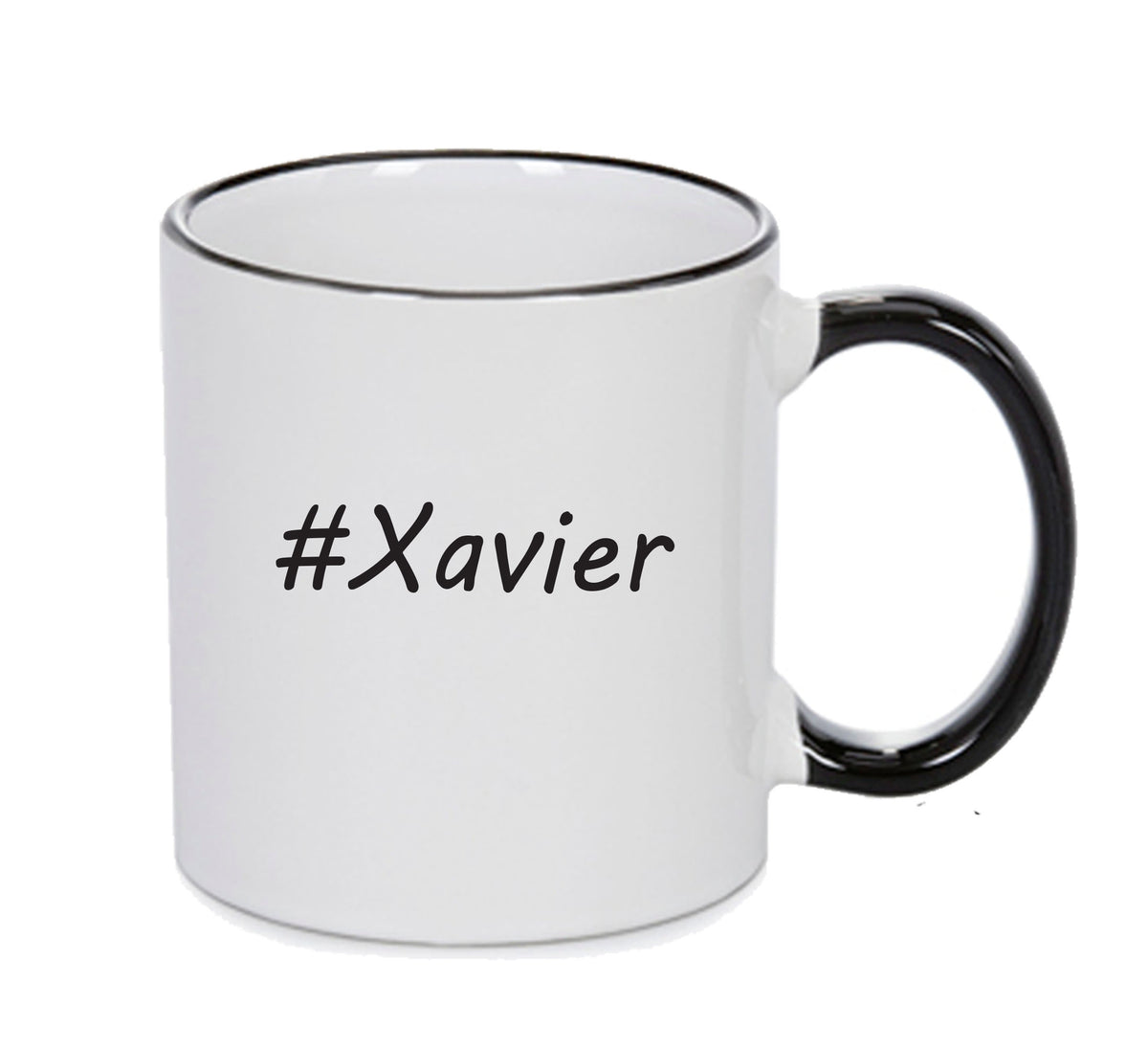 Personalised Your CUSTOM Name Xavier Printed Mug – printed mug product image 1