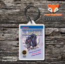 WWF Wrestle Mania Steel Cage Challenge Retro NES Game Cover Art Gaming Keyring