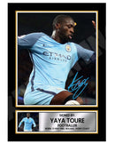 YAYA TOURE 2 Limited Edition Football Player Signed Print - Football