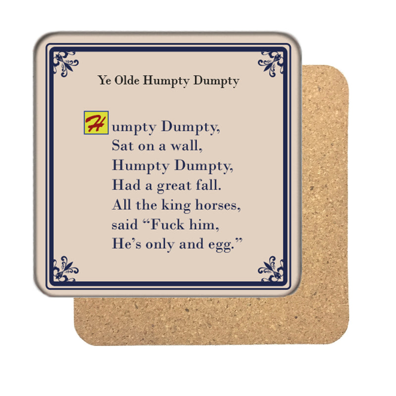 Ye Olde Humpty Dumpty Drinks Coaster