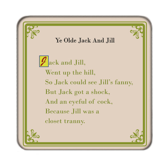 Ye Olde Jack and Jill Drinks Coaster