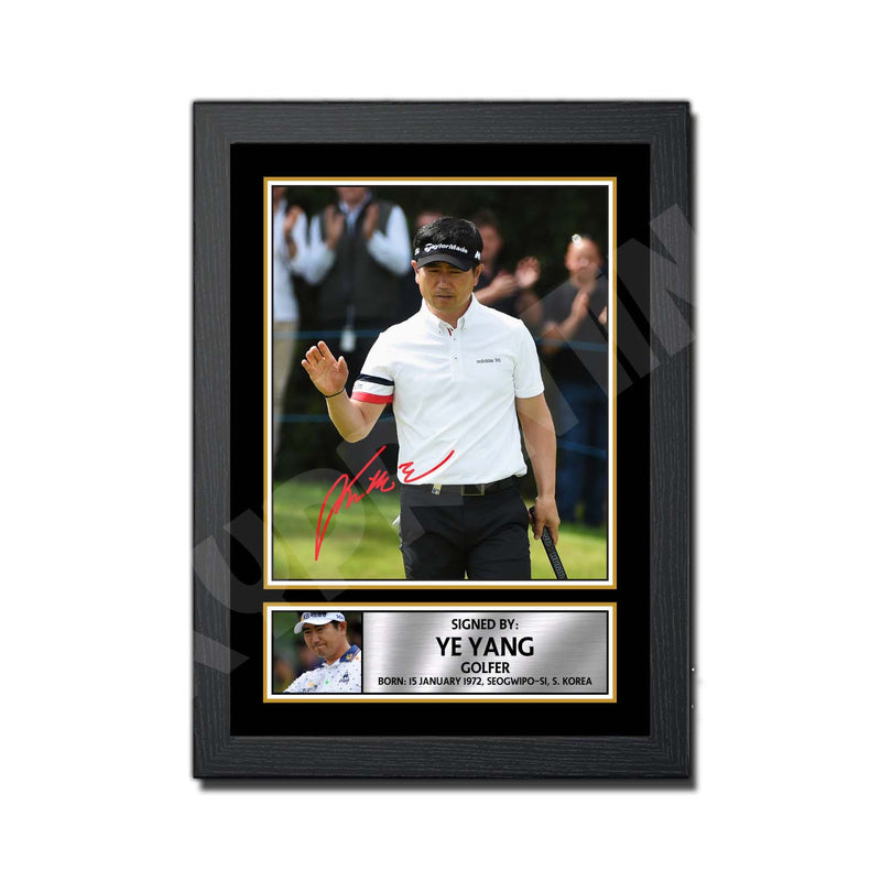 YE YANG 2 Limited Edition Golfer Signed Print - Golf