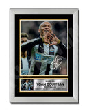 YOAN GOUFFRAN (1) Limited Edition Football Player Signed Print - Football