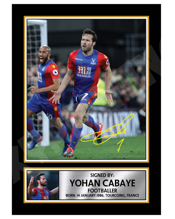 YOHAN CABAYE Football Player Printed Signature Print