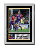 YOHAN CABAYE Limited Edition Football Player Signed Print - Football