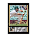YOUNUS KHAN 2 Limited Edition Cricketer Signed Print - Cricket Player