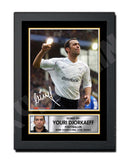 YOURI DJORKAEFF Limited Edition Football Player Signed Print - Football
