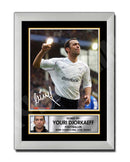 YOURI DJORKAEFF Limited Edition Football Player Signed Print - Football
