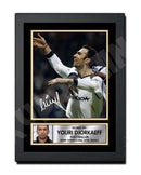 YOURI DJORKAEFF 2 Limited Edition Football Player Signed Print - Football