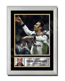 YOURI DJORKAEFF 2 Limited Edition Football Player Signed Print - Football