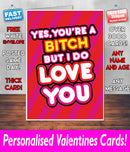 YOUR A BITCH BUT I DO LOVE YOU Mug Rude Mug