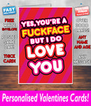 YOUR A FUCKFACE BUT I DO LOVE YOU Mug Rude Mug