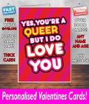 YOUR A QUEER BUT I DO LOVE YOU Mug Rude Mug