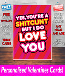 YOUR A SHITCUNT BUT I DO LOVE YOU Mug Rude Mug