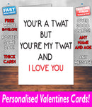 YOUR A TWAT BUT YOUR MY TWAT Mug Rude Mug