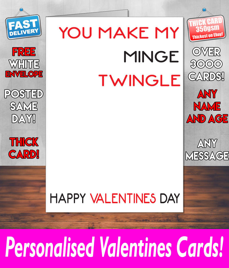 YOU MAKE MY MINGE TWINGLE Mug Rude Mug