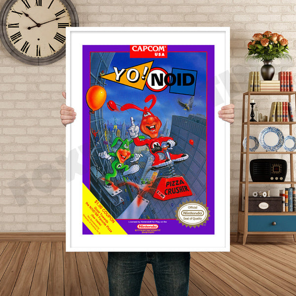 Yo! Noid Retro Game Inspired Theme Nintendo NES Gaming
