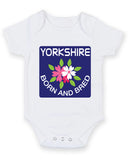 Yorkshire Born and Bred 2 Baby Grow Bodysuit