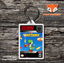 Yoshi's Cookie Game Inspired Retro Gaming Keyring