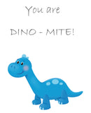 Personalised You Are Dino Mite INSPIRED Adult RUDE Birthday Card