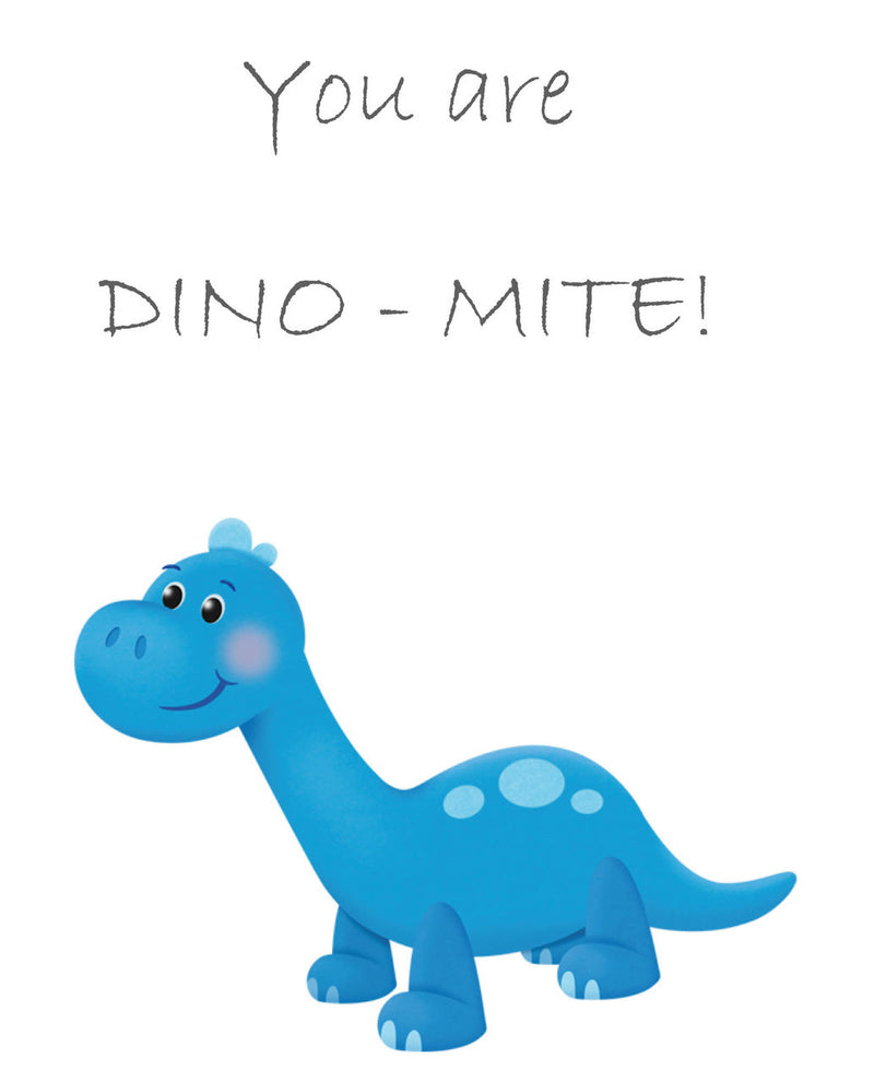 Personalised You Are Dino Mite INSPIRED Adult RUDE Birthday Card